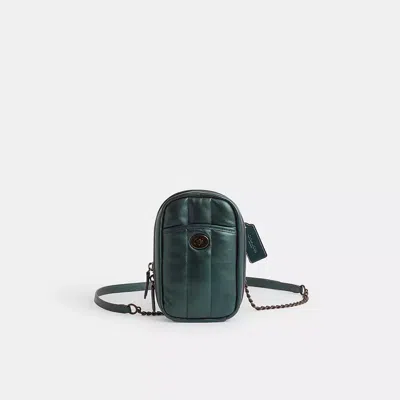 Coach Restored Tall Camera Bag With Quilting