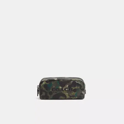Coach Restored Travel Kit 21 With Camo Print
