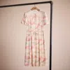 COACH RESTORED TROMPE L'OEIL SHORT SLEEVE DRESS