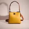 Coach Restored Willow Bucket Bag In Colorblock In Pewter/flax
