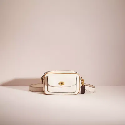 Coach Restored Willow Camera Bag In Colorblock In Brass/chalk Multi