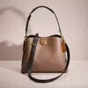 Coach Restored Willow Shoulder Bag In Colorblock In Brass/dark Stone