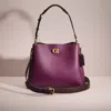 Coach Restored Willow Shoulder Bag In Colorblock In Brass/deep Berry Multi
