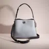 Coach Restored Willow Shoulder Bag In Colorblock In Silver/grey Blue Multi