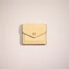 Coach Restored Wyn Small Wallet In Brass/vanilla