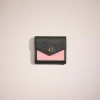 Coach Restored Wyn Small Wallet In Colorblock In Brass/amazon Green Multi