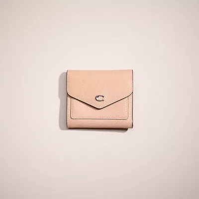 Coach Restored Wyn Small Wallet In Light Antique Nickel/taupe
