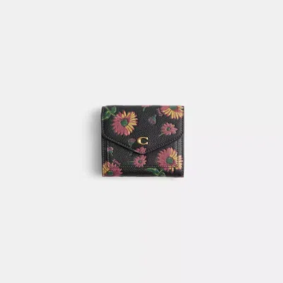 Coach Restored Wyn Small Wallet With Floral Print