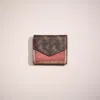 Coach Restored Wyn Small Wallet With Horse And Carriage Print In Brass/tan Brown Rust