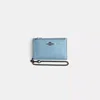 Coach Restored Zip Chain Card Case With Colorblock Interior