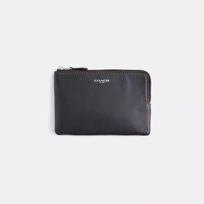 Coach Restored Zip Pouch In Black