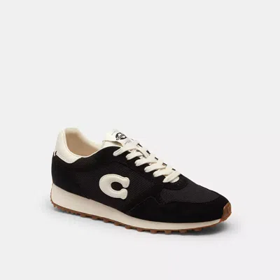 Coach Logo Sneakers In Black