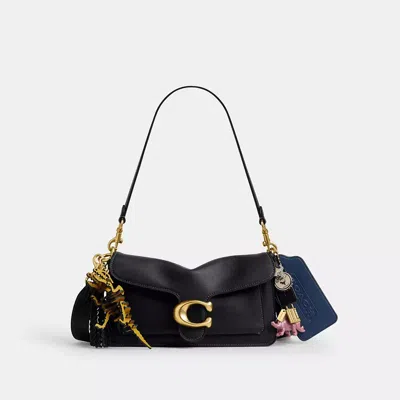 Coach Rexy 10 Th Birthday Tabby Shoulder Bag 26 With Charms In Black