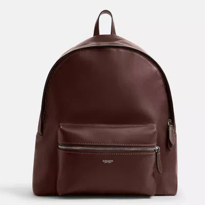 Coach Ridgewood Leather Backpack In Maple