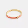 Coach Rivet Enamel Hinged Bangle