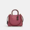 COACH ROGUE BAG 25 IN COLORBLOCK WITH SNAKESKIN DETAIL