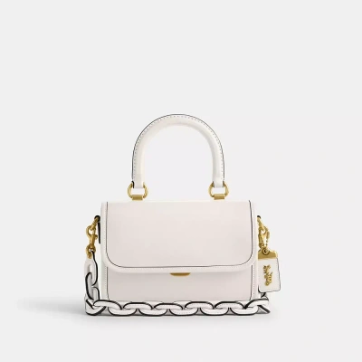 Coach Rogue Top Handle In Brass/chalk