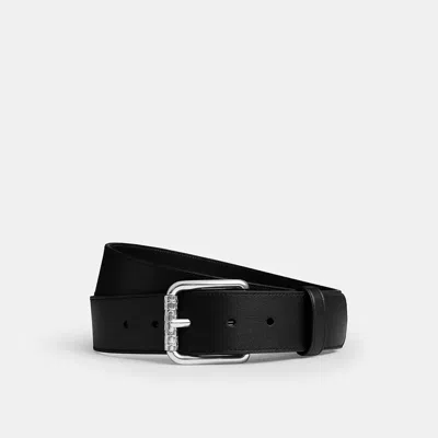 Coach Roller Buckle Belt, 38mm In Black