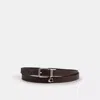 Coach Roller Buckle Cut To Size Reversible Belt With Charm, 18 Mm In Multi