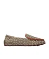 COACH RONNIE MONOGRAM-JACQUARD LOAFERS