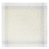 Coach Rose Print Check Square Scarf