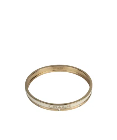 Coach Round Bracelet Two-piece Set In Gold
