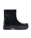 Coach Round-headed Short Boots In Black