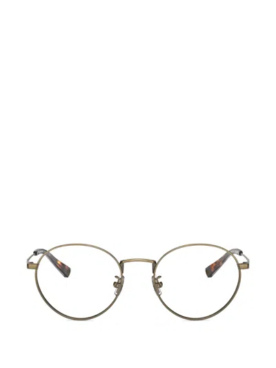 Coach 圆形镜框眼镜 In Gold