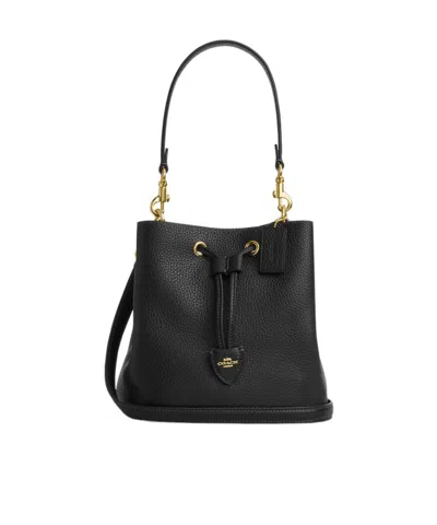 Coach Rowan Bucket Bag In Black