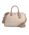 Coach Rowan's Large Iconic Canvas Bag In Nude