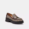 COACH RUTHIE LOAFER IN SIGNATURE JACQUARD