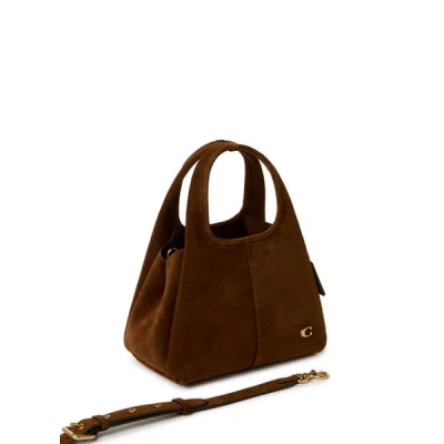 Coach Sac À Main En Cuir Lana In Brown