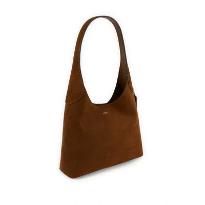 Coach Sac Épaule En Cuir In Brown