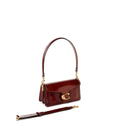Coach Tabby Leather Bag In Red