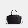 Coach Sadie Satchel Bag In Black