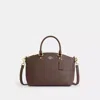 Coach Sadie Satchel Bag In Brown