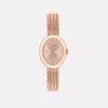 Coach Sammy Watch, 22mm In Gold