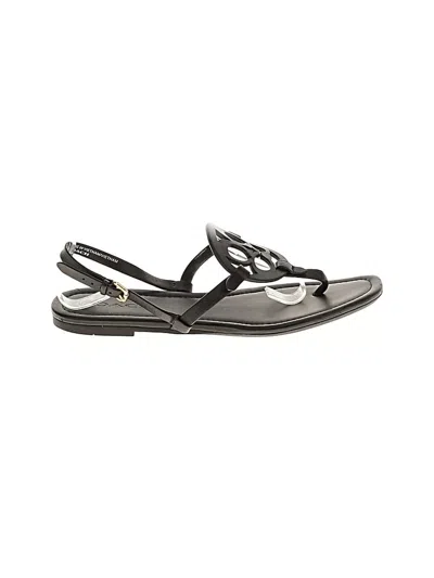 Pre-owned Coach Sandals In Black