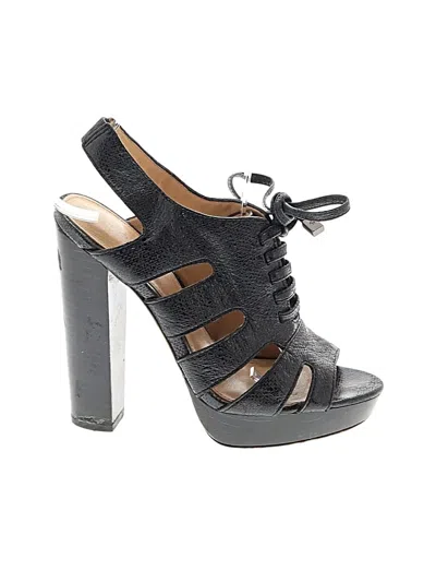 Pre-owned Coach Sandals In Black