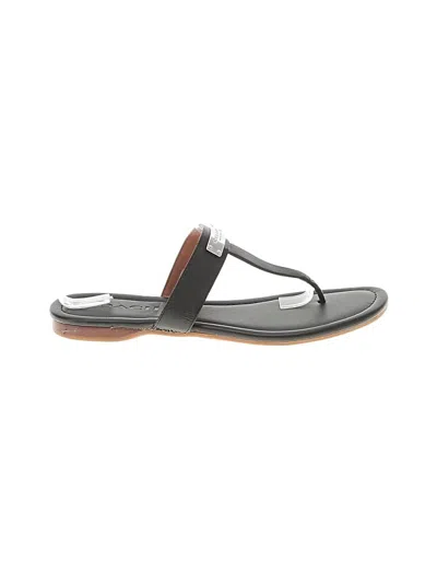 Pre-owned Coach Sandals In Black