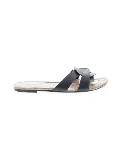 Pre-owned Coach Sandals In Black