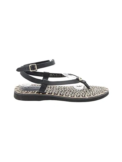 Pre-owned Coach Sandals In Black