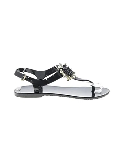 Pre-owned Coach Sandals In Black