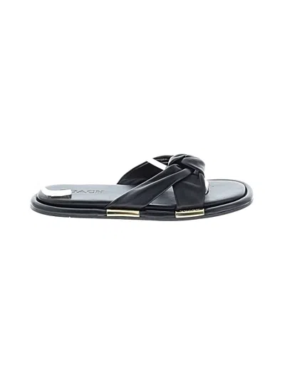 Pre-owned Coach Sandals In Black