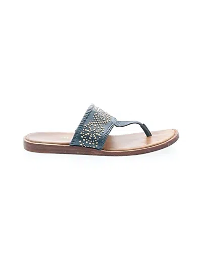 Pre-owned Coach Sandals In Blue