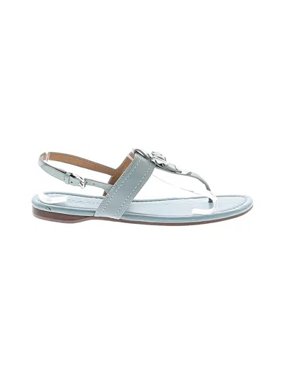 Pre-owned Coach Sandals In Blue