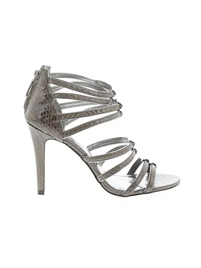 Pre-owned Coach Sandals In Gray