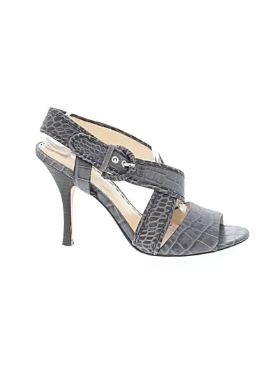 Pre-owned Coach Sandals In Gray