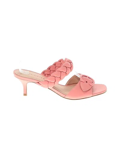 Pre-owned Coach Sandals In Pink