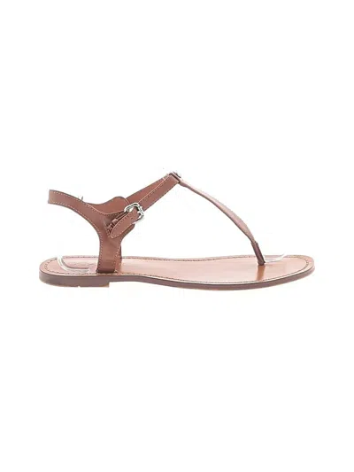 Pre-owned Coach Sandals In Tan